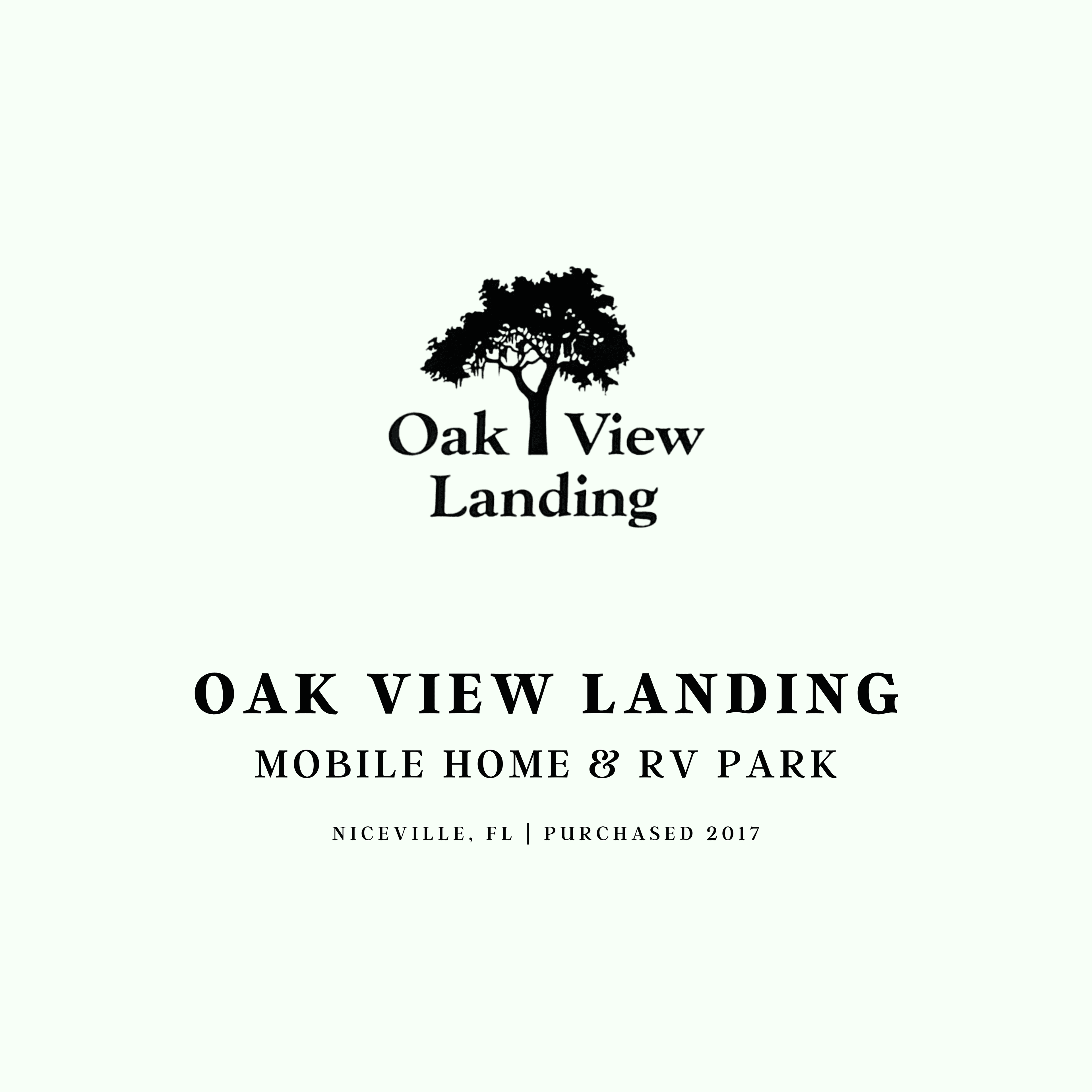 Oak View Landing Mobile Home and RV Park — Niceville, FL